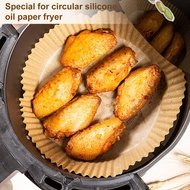 30ชิ้นหม้อทอด Air Fryer แบบใช้แล้วทิ้งกระดาษรองอบซับน้ำมันถาดกระดาษกันลื่นหม้อทอด Air Fryer อุปกรณ์ทอดสี่เหลี่ยม/กลม