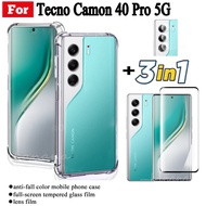 Tecno Camon 40 Pro 5G Shockproof Phone Case for Tecno Camon 40Pro 4G Anti Spy Privacy Full Coverage 