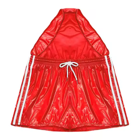 Swimwear Mens Swimsuit Waterproof Swimming Trunks Shiny Metallic Workout Swim Shorts Drawstring Buil