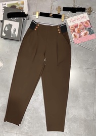 Quần UMI Hàn 6 Cúc Bigsize Kiểu Dáng Baggy Co Giãn 4 Chiều - Umi bản cạp chun cao 10cm Baggy nữ - Dá