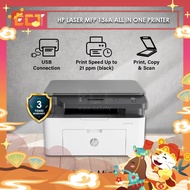 HP Laser MFP 136A / 136W All in One Printer