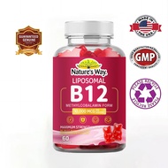 Nature’s Way B12 10000mcg Gummies Support Energy Production, Immune Defense and Daily Wellness