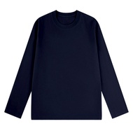 Kapas Lengan Panjang T-Shirt 210 GSM