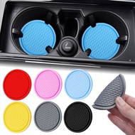1PC PVC Car Silicone Coaster Travel Cup Holder Insert Coaster Anti Slip Cup Mats Auto Interior Acces