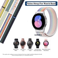 20mm 22mm Nylon Strap 83 Colors Bracelet for Samsung Galaxy Watch 4 5 6/ Watch5 Pro / Active 2 40mm 44mm / Watch3 / Gear S3 / S4