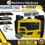 Robintec RI3500 3.5KW/3500Watt Silent & Inverter Generator - Heavy Duty - 18 Month Warranty
