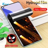Full Coverage Anti Spy Hydrogel Film OPPO F11 F9 F7 Youth R17 R9s Plus Find X2 Pro Anti-Peep Privacy Screen Protector