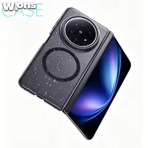 Wlons Transparent Case For Vivo X Fold 6 Wireless Charging Back Cover Case for VIVO X FOLD 6