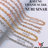 Promo Sekarang Kalung Rantai MCI Titanium NURI SINAR Stainless Chain 3