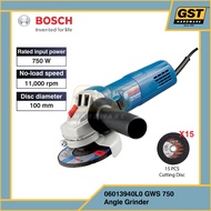 Bosch 4" Angle Grinder GWS750-100 Professional Original Bosch Grender Bosch Mesin Potong Besi