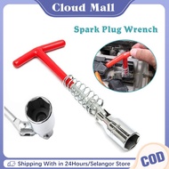 Car Spark Plug Wrench 16mm Socket T-Handle Universal Joint Spark Plug Wrench