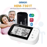 [5 Years Local Warranty] OMRON HEM 7361T Blood Pressure Monitor - Authorised SG Seller HEM7361T Uppe