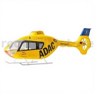 FLY WING RC EC135 470 Class Remote Controlled Helicopter Canopy with Gear and Tail Motor