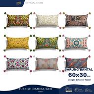Damira Turkish Geo Print Pillow Case 60x30 cm Pillow Sofa
