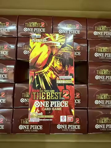 Original One Piece TCG OP05-OP14 PRB02 EB02 Full Set Card Game Trading Cards Booster Box Japanese Ve