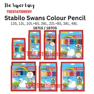 Stabilo Swans 12 Short 12 Long 16 Long 24 Long 30 Long 36 Long 48 Long Colour / Color Pencil Pensel 