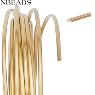 1bundle 23 Gauge 20 Feet Brass Wire 0.8mm Wide Jewelry Beading Wire for Jewelry Making Wire Wrapping