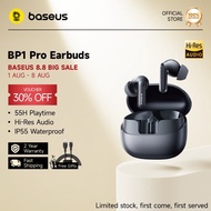 【Free Gifts】Baseus BP1 Pro ANC Wireless Earphone -50dB Noise Reducton Hi-Res Bluetooth 6.0 IPX55 Wat