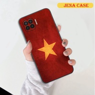 Oppo A73 / A93 case printed with national red flag and yellow star