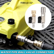 LIVESTAR Stainless Steel High Pressure Washer Ball Valve 3/8" Male & Female On/Off Water Flow Contro