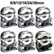 6/9/12/18/24/36mm Label Tape SS12KW  SS6KW SS9KW LC-4WBN / SS12KW SS18KW LC-6WBN / SS24KW SS36KW Com