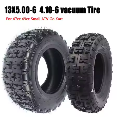 13x5.00-6 inch Tubeless Tyre 4.10-6 vacuum Tire butterfly flower tires For mini Buggy Mower Gokart S