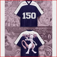GC1 Pokemon MEWTWO streetwear T-shirt number 150 jersey short sleeve top GC1