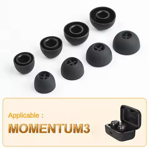 Eartips Earplug For Sennheiser MOMENTUM 3 True Wireless 3 Ear tips Earbuds Bluetooth Headset Earplug