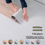 1Roll Vinyl Wall And Flooring Roll Sticker 15.7"W X 118"L/ 12.9 Sq. Ft, Peel And Stick Wall Tiles SX