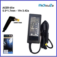 Acer 19v 3.42A ( 65W ) 5.5*1.7mm 4738 4738G 4738Z 4736 4736G Compatible OEM Laptop Power Adapter Cha