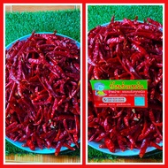 พริกแห้งจินดา เด็ดก้านแท้ 100% เผ็ดมาก สวยๆ 500 กรัม 120 บาท