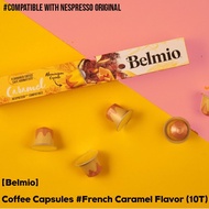 [Belmio] Nespresso Compatible coffee capsules French Caramel Flavor (10T) #Compatible with Nespresso