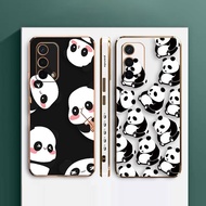 Lovely Panda Drink Milk Tea E-TPU Phone Case For OPPO A79 A75 A73 A54 A35 A31 A17 A16 A15 A12 A11 A9 A7 A5 AX5 F11 F9 F7 F5 R17 Realme C1 Find X3 Pro Plus S E K X