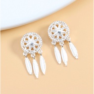 [S925]Latest model four-leaf clover dream catcher charm - 925 Silver Charm - Code CA470