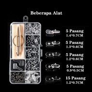 Set Nose Pad Kacamata/Glasses Nose Pad/Nose Pad Kacamata Anti Melorot untuk Reparasi Kacamata