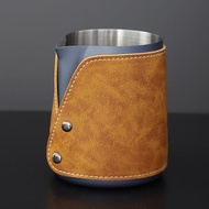 Handleless Milk Frothing Pitcher 450ml/15oz,304 Stainless steel Espresso Steaming Pitcher,milk froth