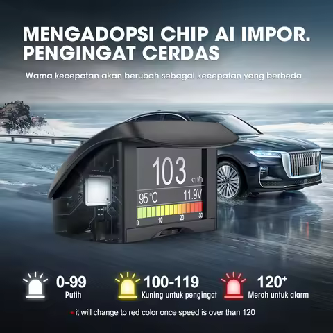 On-board Computer Car Digital Computer Display Speed Fuel Consumption Temperature Gauge OBD2 Automob