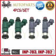 PEIVSO 4Pcs High Quality Car Accessories Fuel injectors for 2001-2003 MAZDA PROTEGE 2.0L L4 INP-783 