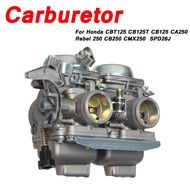 Motorcycle Carburetor Carb For CBT125 CB125T CB125 CA250 Rebel 250 CB250 CMX250  SPD26J Qianjiang QJ
