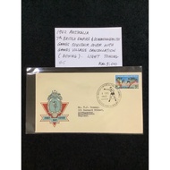 1962 7th Empire&Commonwealth Games Souvenir Cover With Games Village Cancellation Light Toning 5, 6,