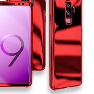 For Samsung J6 Plus J6+ 360 Degrees Mirror Chrome Hard Case Cover ۞