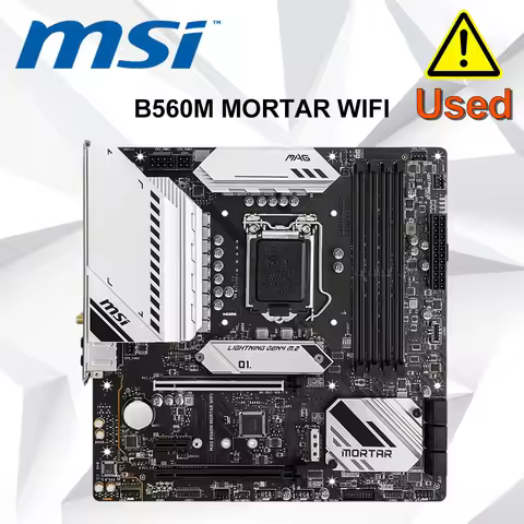 MSI Motherboard MAG B560M MORTAR WIFI LGA 1200 Intel B560 Micro ATX Intel Motherboard