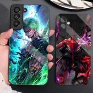 one piece Roronoa Zoro 09 tempered glass Phone Case For Samsung Galaxy S9 Plus S10 S10e S20 FE S20 P