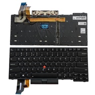 US/RU Laptop Keyboard for Lenovo Thinkpad E480 E485 E490 T480S T490 T495 L380 L390 L480 L490 P43s Th