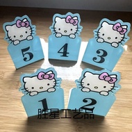 Straw Straw Number Plate L shape Table Number Plate Table Plate Acrylic Number Table Card E5