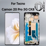 For Tecno Camon 20 Pro 5G CK8n CK8 LCD Display Touch screen Digitizer Assembly