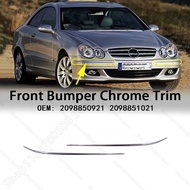 Front Bumper Chrome Trim Strip For 2006-2009 W209 Mercedes Benz CLK350 CLK500 CLK550 CLK55 CLK63 AMG