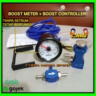 Turbo boost meter plus kontroller . indikator boost turbo dan