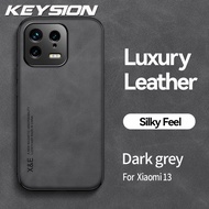 Keysion sang trọng Ốp da cho Xiaomi 13 Pro 5G 13 Lite điện thoại chống sốc Silicone Ốp lưng cho Xiao