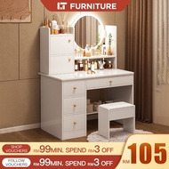 Dressing Table Mirror Led Light Meja Solek Makeup Table Dressing Table With Mirror Drawer Storage Be